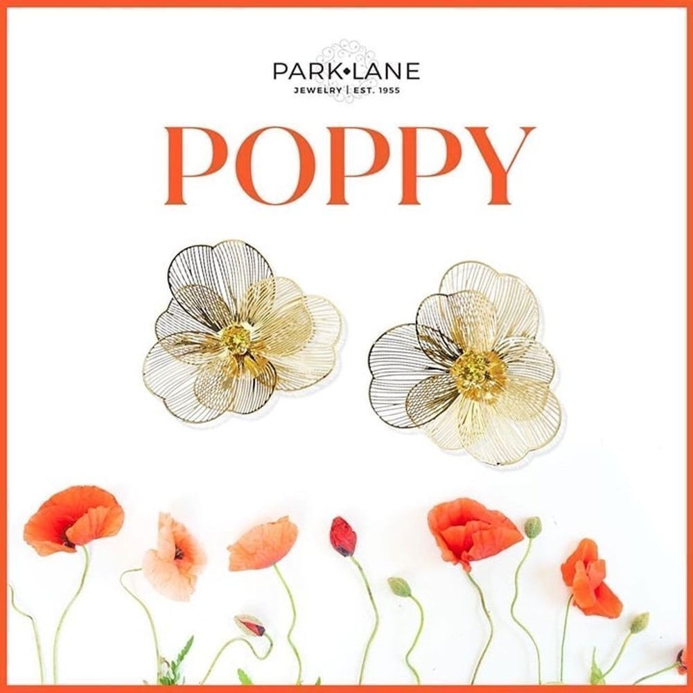 Park Lane POPPY Retired Earrings